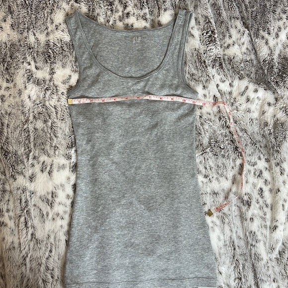 Gap Gray Ribbed Tank Top XS - Picture 6 of 6